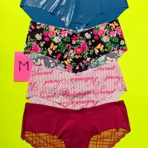 Victoria's Secret Size M Seamless Hiphugger Panty Bundle - 4 pairs